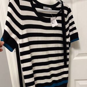 Ricki's Black and White Striped Sweater